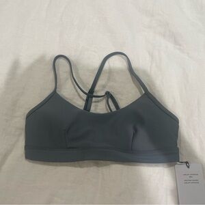 NWT Alo Grey Sports Bra